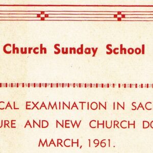 Sunday School