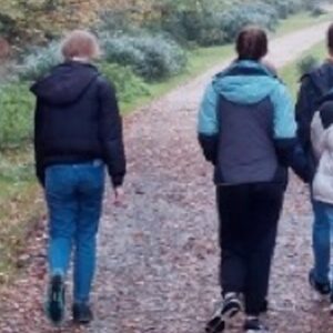 Walking people