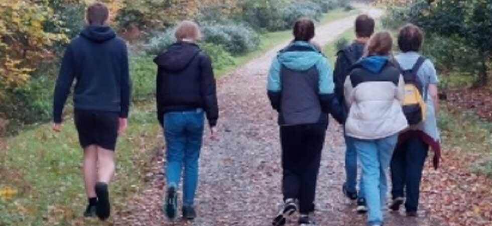 Walking people